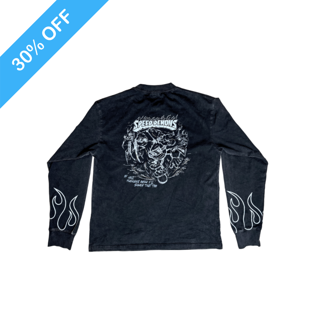 "SPEED DEMONS" | LONG-SLEEVE (VINTAGE BLACK)