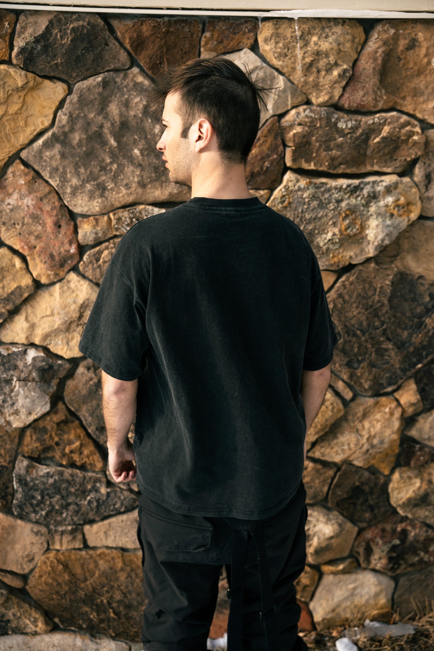 "THE THRILL OF A LIFETIME" | VINTAGE HEAVY TEE (BLACK)