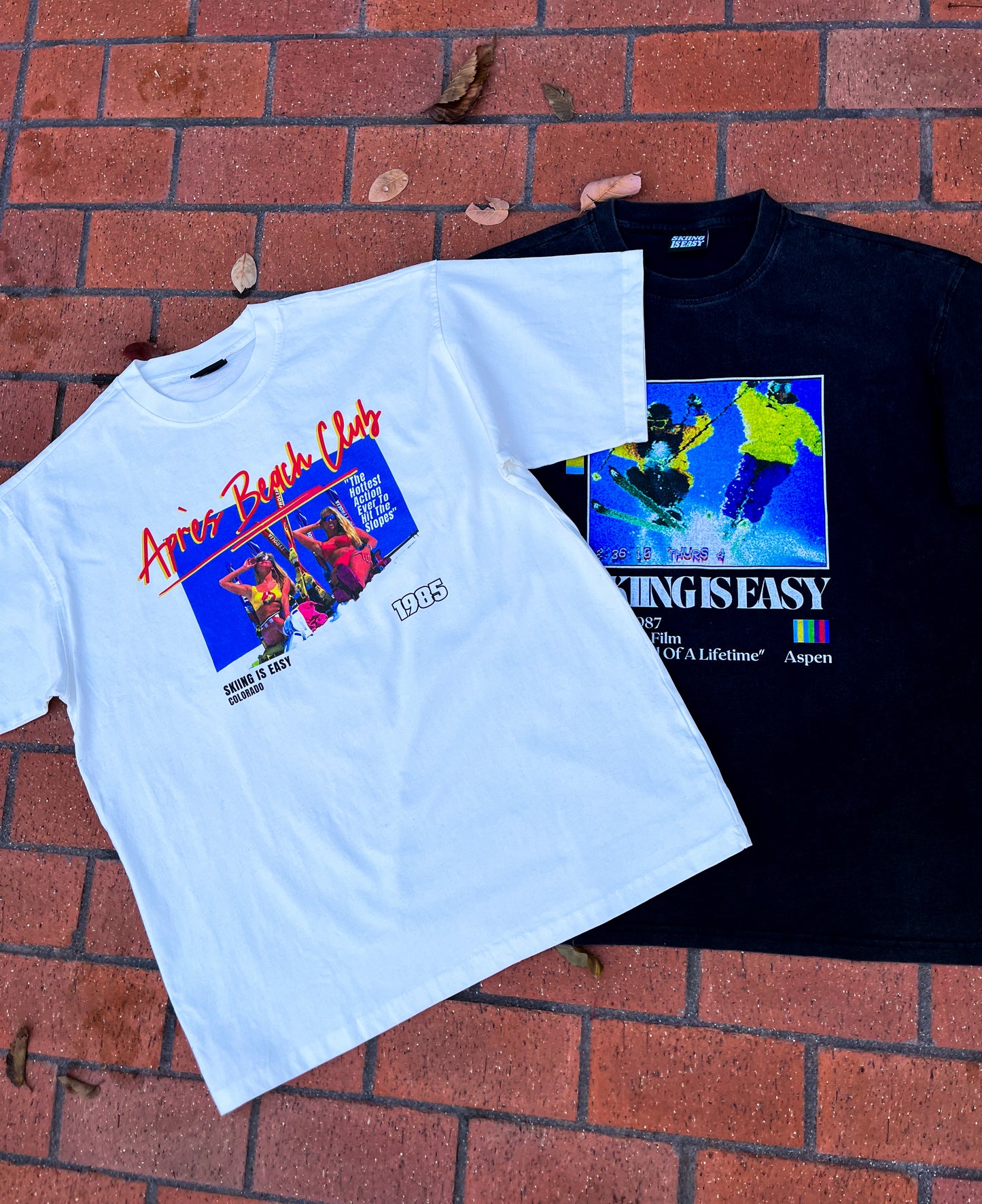 "APRÈS BEACH CLUB" | VINTAGE HEAVY TEE (WHITE)