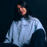 "FREE REFILLS" VINTAGE HOODIE (BABY BLUE)