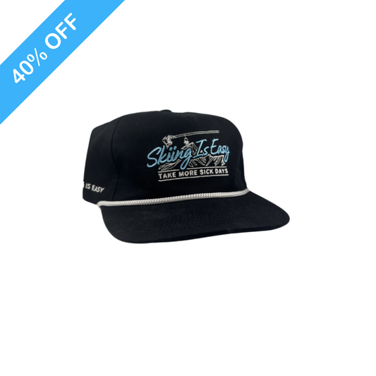SKIING IS EASY "1996" HAT | (BLACK)