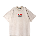 "SKIING KILLS" VINTAGE TEE | (OFF-WHITE)