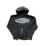 "FISHBONE" FULL ZIP HOODIE