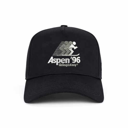 "ASPEN '96" | HAT (BLACK)