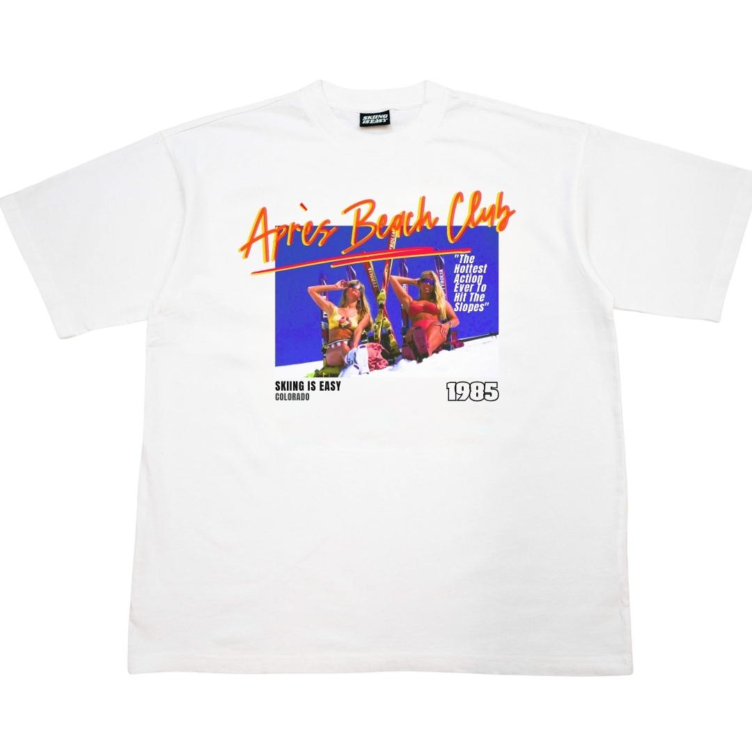 "APRÈS BEACH CLUB" | VINTAGE HEAVYWEIGHT TEE (WHITE)