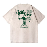 "GOLF IS EASY" VINTAGE TEE | (OFF-WHITE)