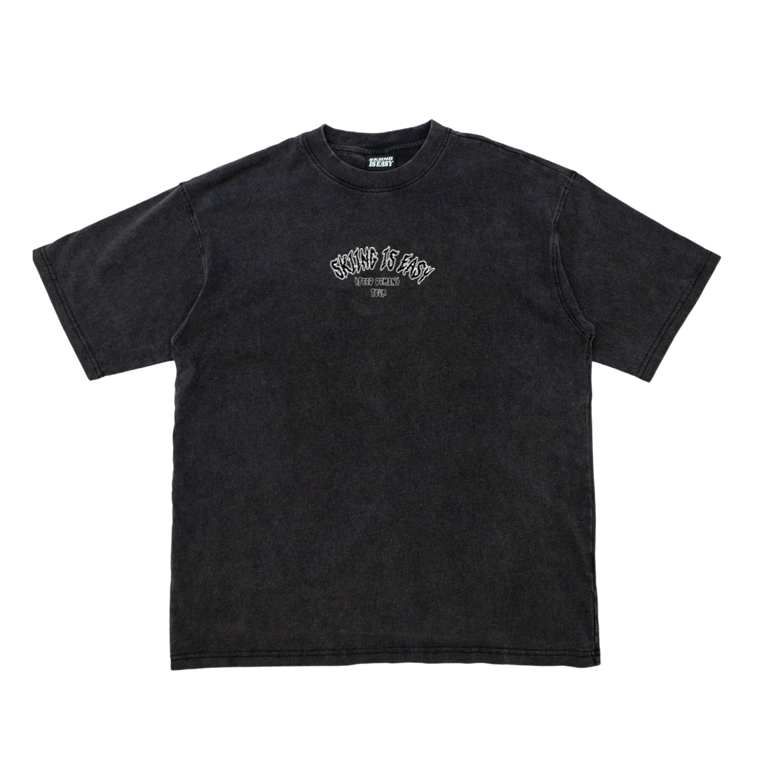 "SPEED DEMONS TOUR" TEE | (VINTAGE BLACK)