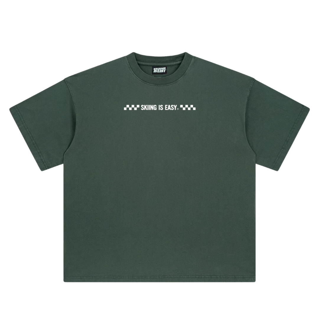 "TAKE MORE SICK DAYS" | VINTAGE HEAVY TEE (FOREST GREEN)