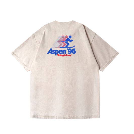 "ASPEN '96" VINTAGE TEE | (OFF-WHITE)