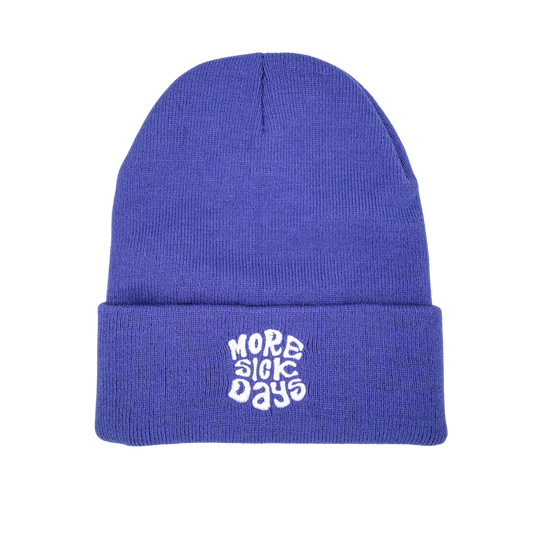 MORE SICK DAYS BEANIE (Purple)