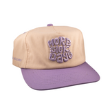 "MORE SICK DAYS" | HAT (Purple/Cream)