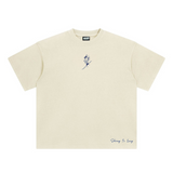 "WHY NOT" VINTAGE TEE | (APRICOT)