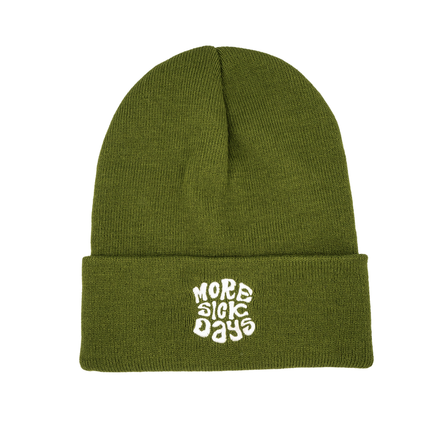 MORE SICK DAYS BEANIE (Green)