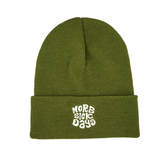 MORE SICK DAYS BEANIE (Green)