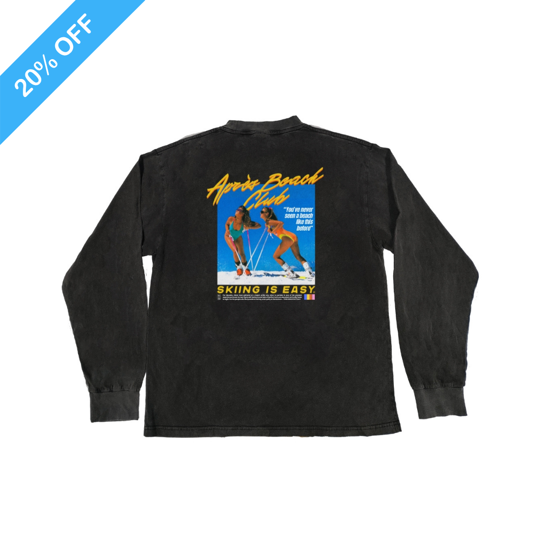 "APRÈS BEACH CLUB" | LONG-SLEEVE (Black)