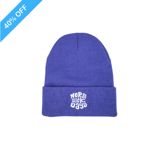 MORE SICK DAYS BEANIE (Purple)
