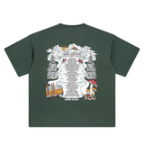 "RIDE BEFORE YOU DIE TOUR" | VINTAGE HEAVY TEE (GREEN)