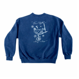 "FREE REFILLS" CREWNECK (Vintage Navy)