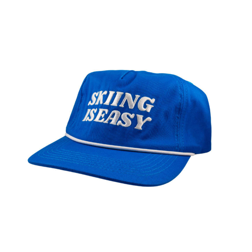 "SKIING IS EASY" | HAT (Blue)