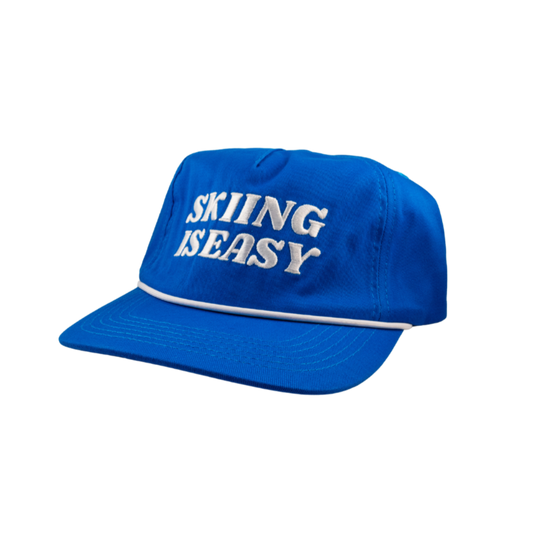 "SKIING IS EASY" | HAT (Blue)