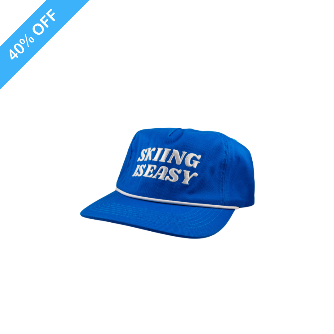 "SKIING IS EASY" | HAT (Blue)