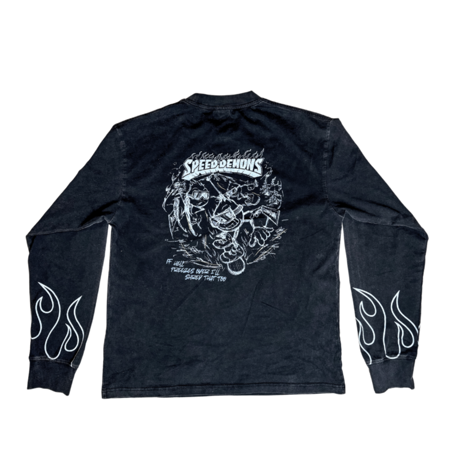 "SPEED DEMONS" | LONG-SLEEVE (VINTAGE BLACK)