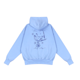 "FREE REFILLS" VINTAGE HOODIE (BABY BLUE)