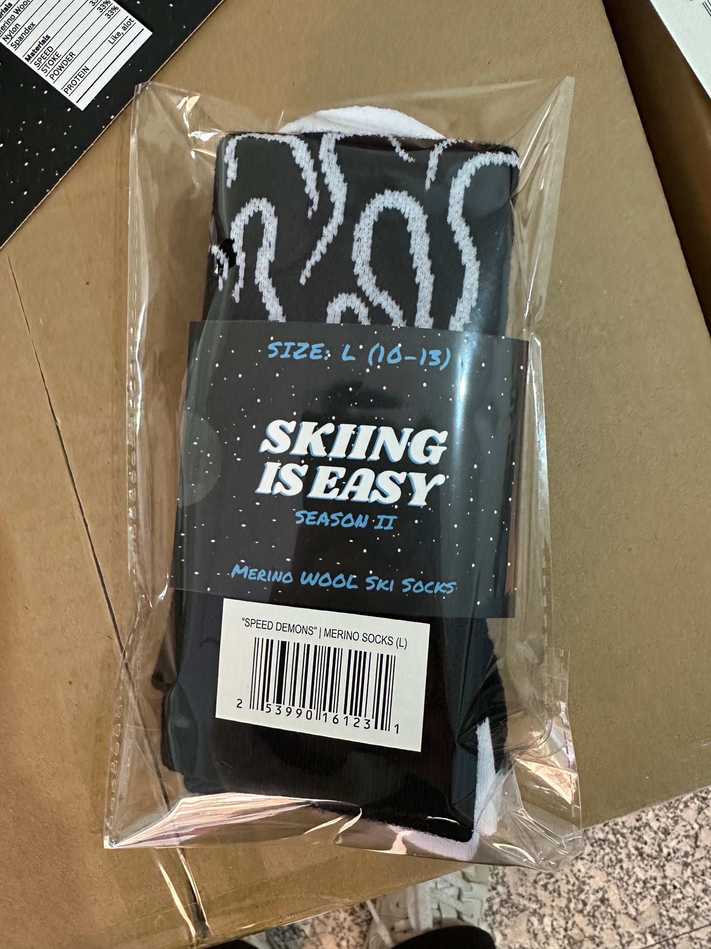 "SPEED DEMONS" | MERINO WOOL SKI SOCKS