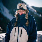 THE YETI FLEECE HOODIE | (BLUE/WHITE)