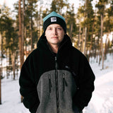 THE YETI FLEECE HOODIE | (BLACK/GRAY)