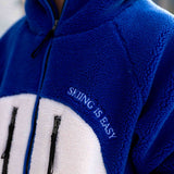 THE YETI FLEECE HOODIE | (BLUE/WHITE)