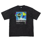 "THE THRILL OF A LIFETIME" | VINTAGE HEAVY TEE (BLACK)