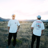 "THE BOAT" STEAMBOAT VINTAGE TEE (WHITE)
