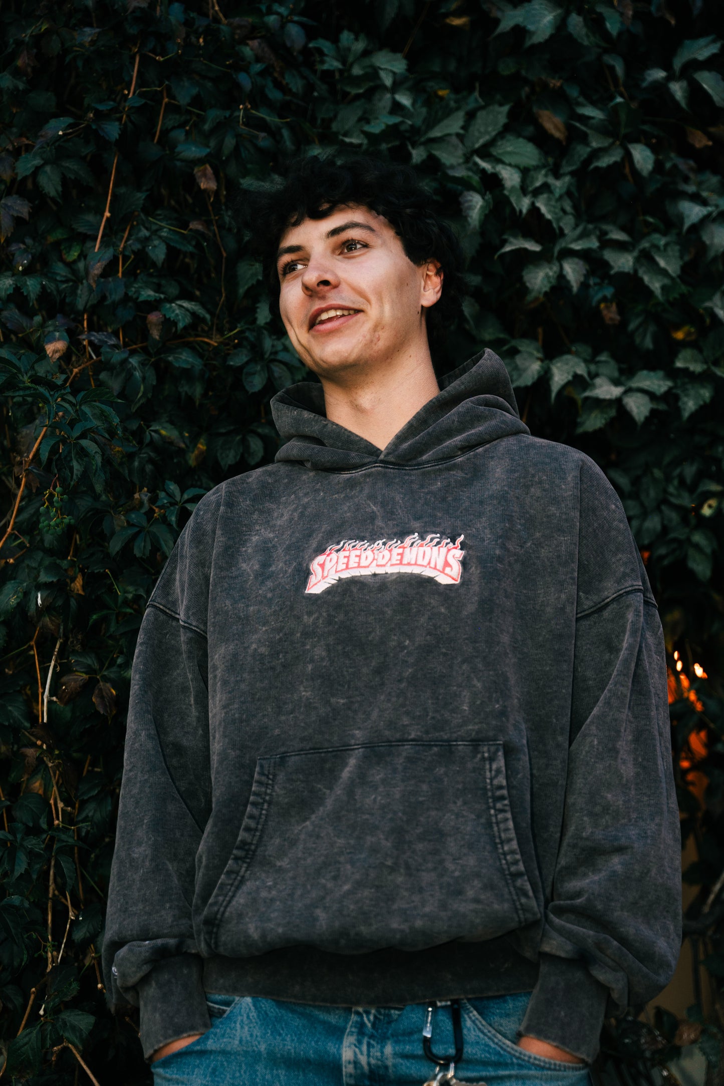 SPEED DEMONS | HEAVY-WEIGHT HOODIE (VINTAGE GRAY)