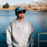 "I'M A PRO" VINTAGE CREWNECK (BLUE/GRAY)