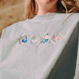 "I'M A PRO" VINTAGE CREWNECK (BLUE/GRAY)