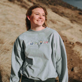 "I'M A PRO" VINTAGE CREWNECK (BLUE/GRAY)