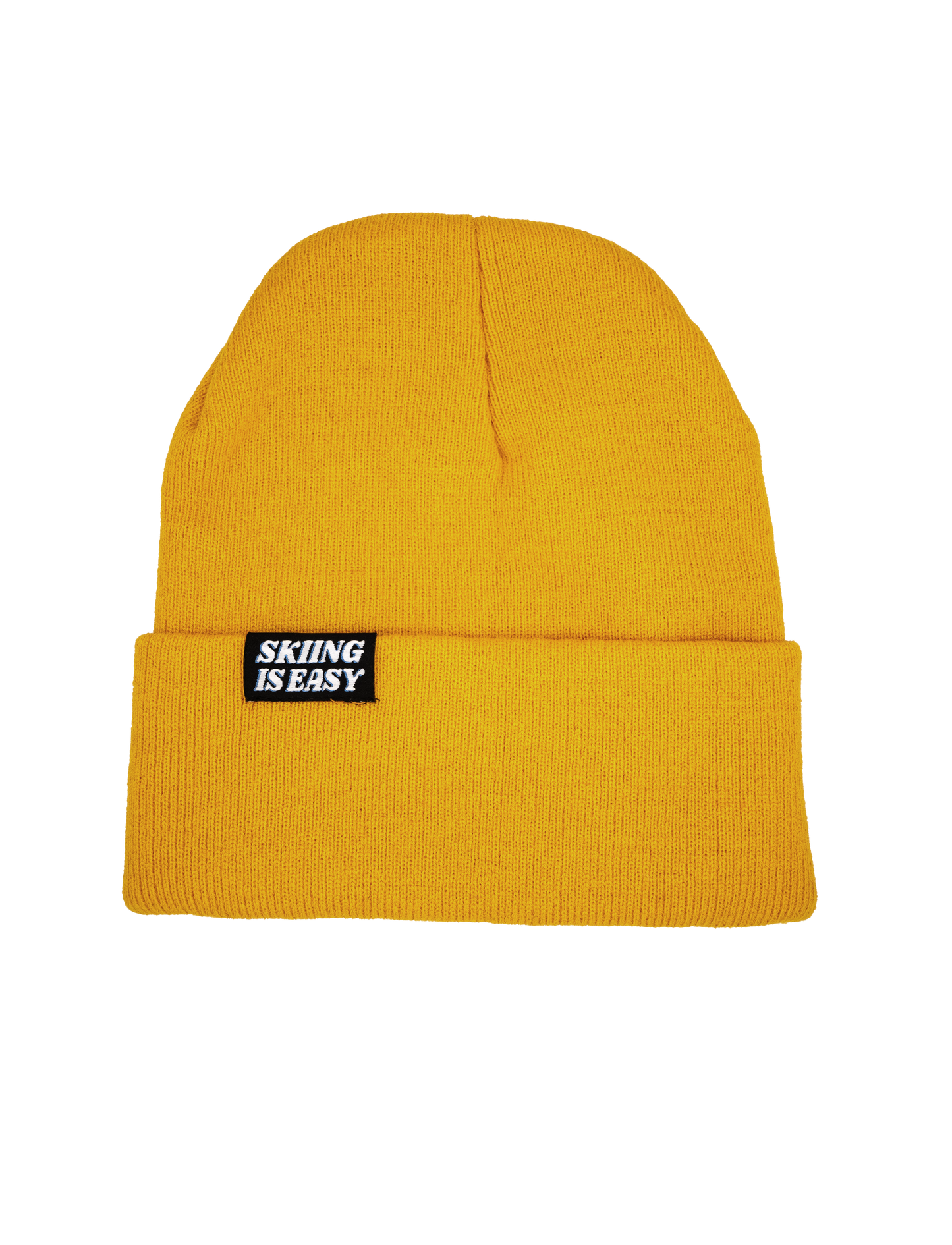 SKIING IS EASY BEANIE (Gold)