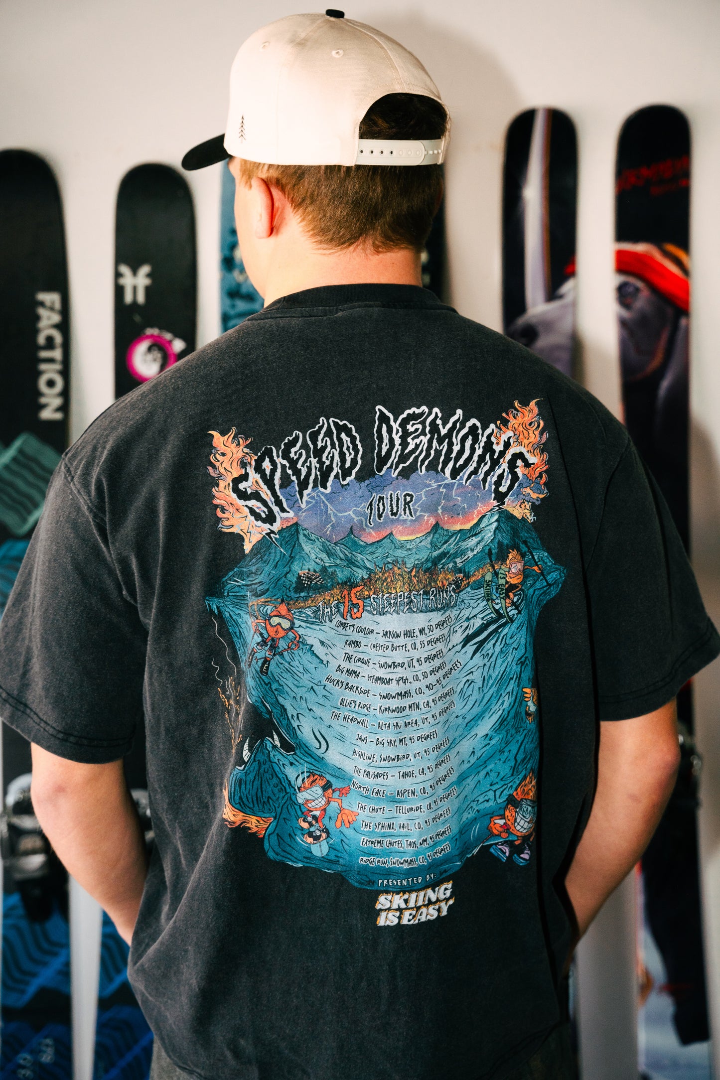 "SPEED DEMONS TOUR" TEE | (VINTAGE BLACK)