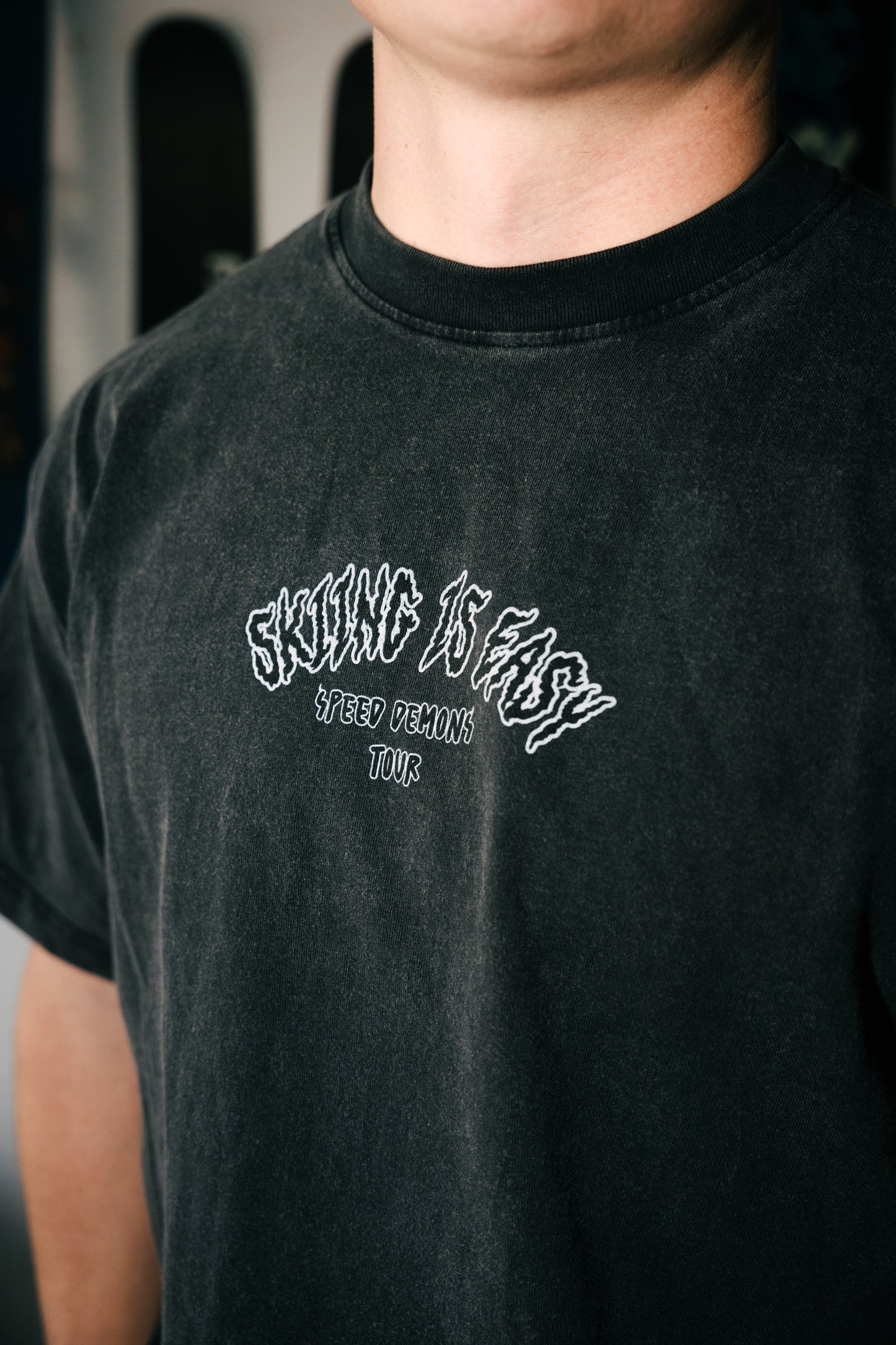 "SPEED DEMONS TOUR" TEE | (VINTAGE BLACK)