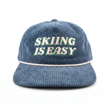 "SKIING IS EASY" | CORD HAT