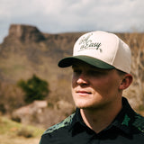 "GOLF IS EASY"| HAT (GREEN & CREAM)
