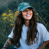 "ASPEN BARK" | DAD HAT (VINTAGE GREEN)