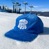 "MORE SICK DAYS" | CORD HAT (Blue)