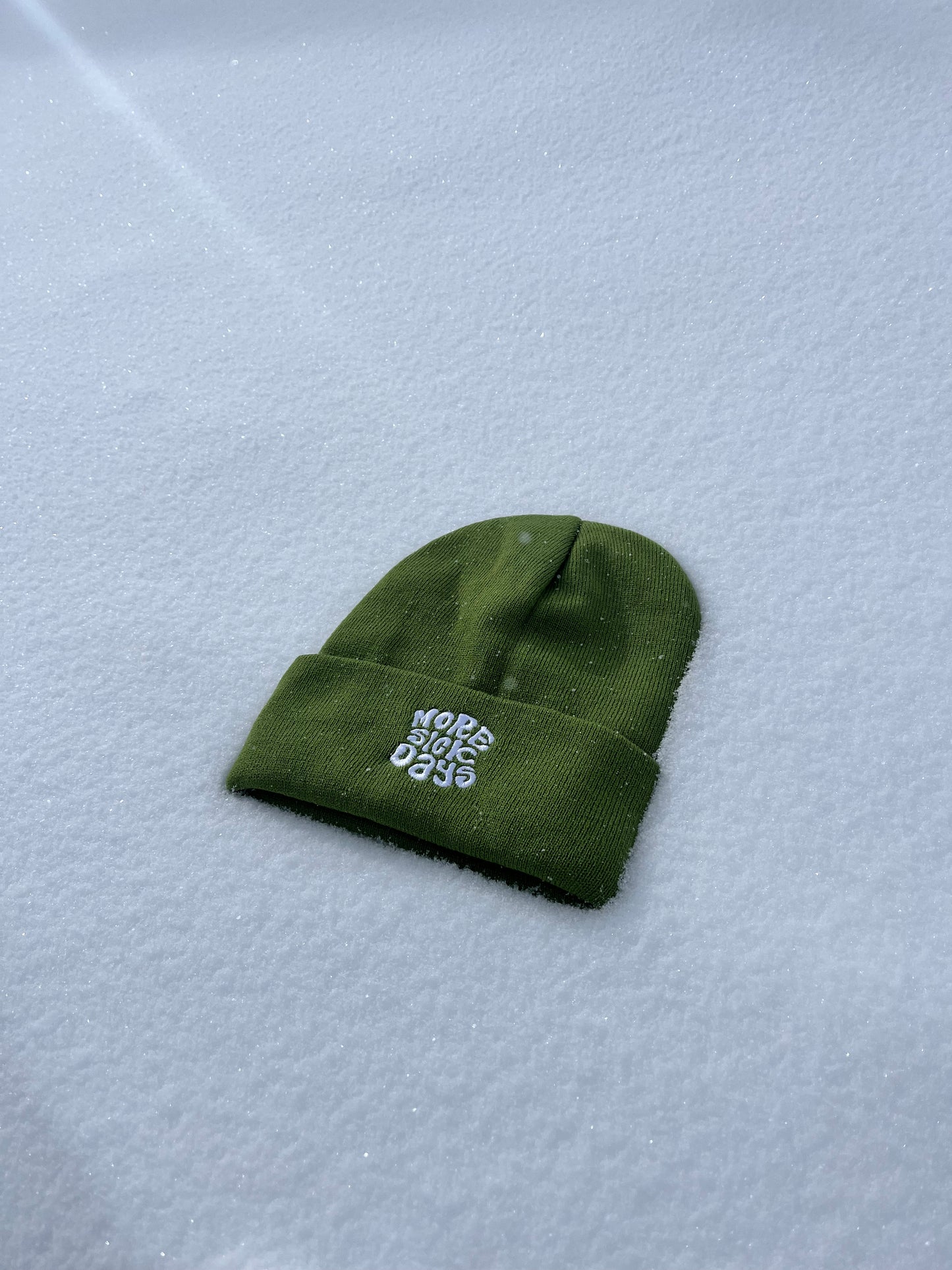 MORE SICK DAYS BEANIE (Green)