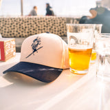 "WHY NOT?" SKIIER HAT | (NAVY/CREAM)