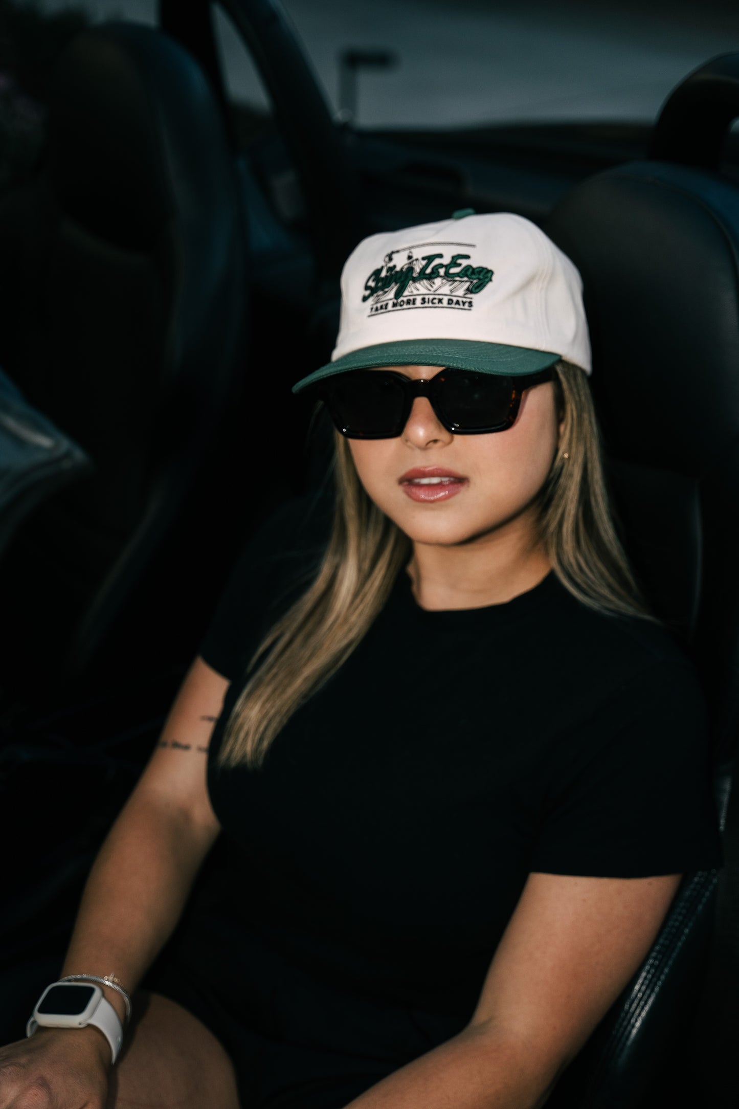 SKIING IS EASY "1996" HAT | (GREEN/CREAM)