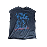 "APRES BEACH CLUB" CUT-OFF TEE | (BLACK)