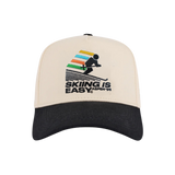 "SKIING IS EASY" ASPEN '96 HAT |(BLACK/CREAM)