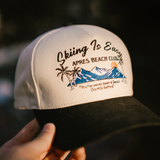 "APRES BEACH CLUB" | HAT (BLACK/CREAM)